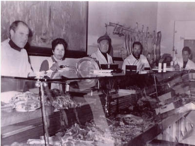 Il team della macelleria Fanuli