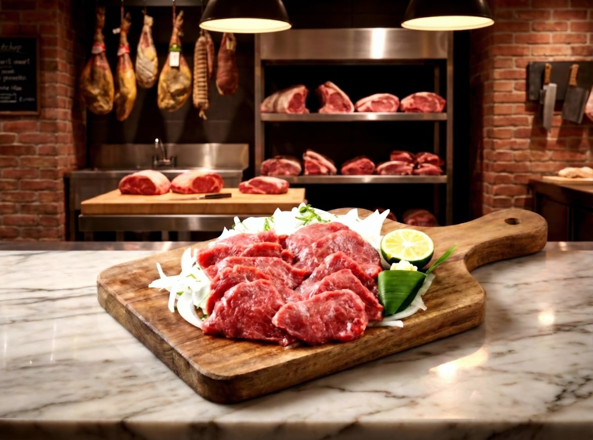 Teneri pezzetti di asino, ideali per uno spezzatino dal sapore unico e avvolgente.