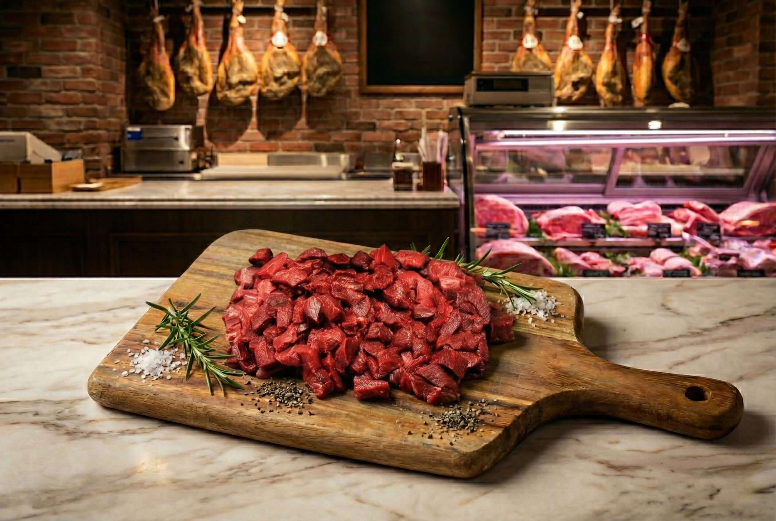 I classici pezzetti di cavallo della tradizione, ideali per uno stufato ricco e saporito.