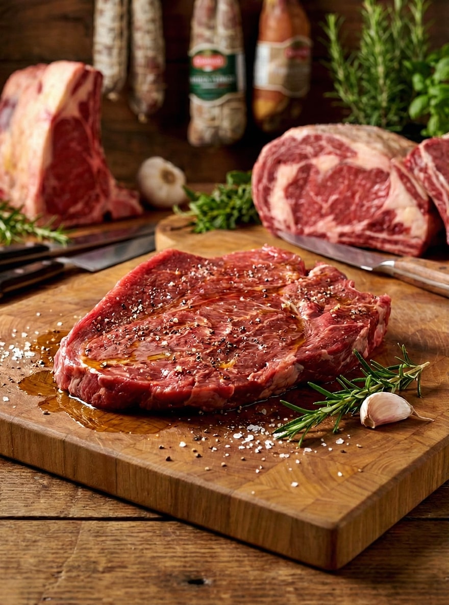 La classica tagliata di asino, un taglio magro e saporito da cuocere al punto giusto.